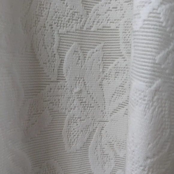 Tommy Bahama White Floral Semi-Sheer Swim Coverup Dress - Picture 4 of 6